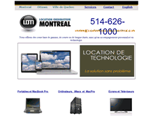 Tablet Screenshot of locationordinateurmontreal.com